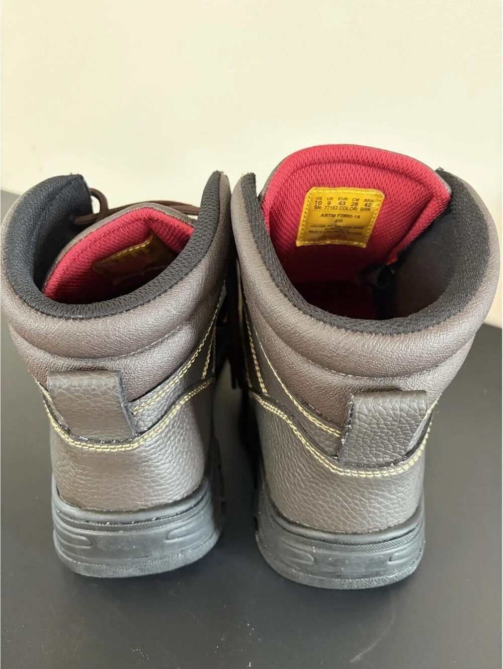Skechers Work Boots Burgin-Congaree Mens Sz 10 Electrical Hazard Protection NEW